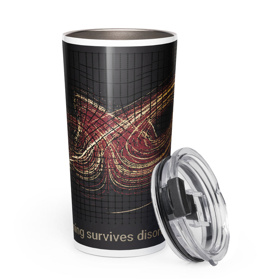 Tapered stainless steel tumbler